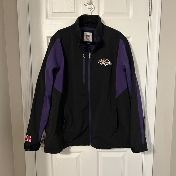 NFL Baltimore‎ Ravens Full Zip Jacket, men's XXL - Picture 1 of 11